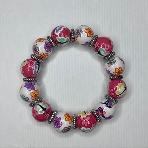 ANGELA MOORE classic bracelet. Hand-painted, like new